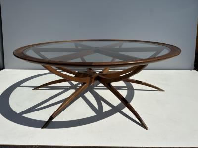 Carlo de Carli Carlo di Carli Danish Soider Leg Coffee Table
