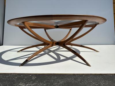 Carlo de Carli Carlo di Carli Danish Soider Leg Coffee Table