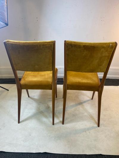Carlo de Carli Carlo di Carli EXCEPTIONAL RARE SUITE OF EIGHT CARLO DE CARLI DINING CHAIRS