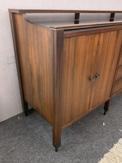 Carlo de Carli Carlo di Carli Mid Century Sideboard with Mirrored Top by Carlo di Carli for Luigi Sormani