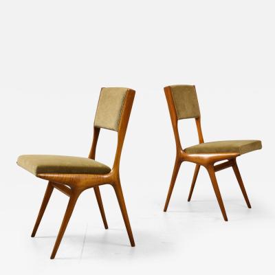 Carlo de Carli Carlo di Carli No 634 Dining Chairs by Carlo De Carli for Cassina