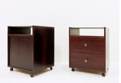 Carlo de Carli Carlo di Carli Pair of Mid Century Modern Nightstands by Carlo di Carli for Sormani