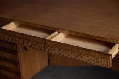 Carlo de Carli Carlo di Carli Pair of Sculptural Desks in the Style of Carlo De Carli Italy 1960s