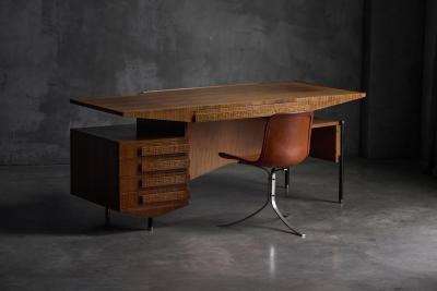 Carlo de Carli Carlo di Carli Pair of Sculptural Desks in the Style of Carlo De Carli Italy 1960s