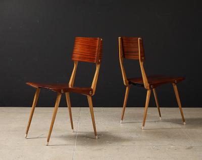 Carlo de Carli Carlo di Carli Rare 638 Side Chairs by Carlo De Carli