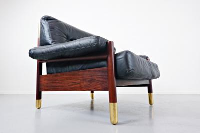 Carlo de Carli Carlo di Carli Sella Armchair With Ottoman By Carlo De Carli For Sormani 60s