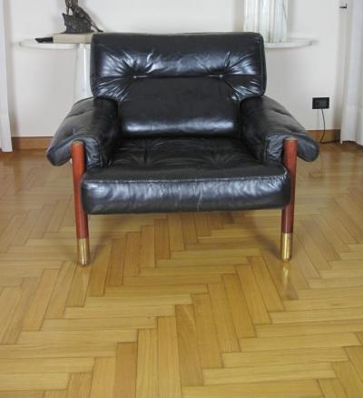 Carlo de Carli Carlo di Carli Sella Lounge chair with its ottoman