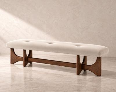 Carlos Solano Granda Artisanal Bench Series 72 in Special Walnut by Stamford Modern