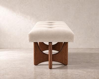 Carlos Solano Granda Artisanal Bench Series 72 in Special Walnut by Stamford Modern