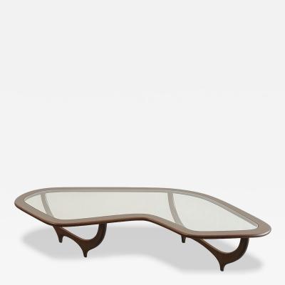 Carlos Solano Granda Contour Coffee Table in Special Walnut by Stamford Modern