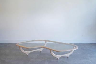 Carlos Solano Granda Contour Coffee Table in White Oak by Stamford Modern