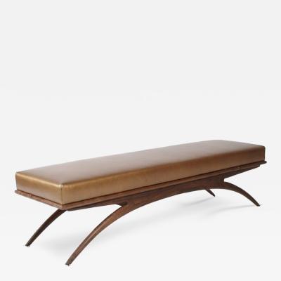 Carlos Solano Granda Convex Bench Series 72 in Matte Natural Walnut