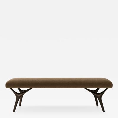 Carlos Solano Granda Crescent Bench Series 60 in Bronze by Stamford Modern