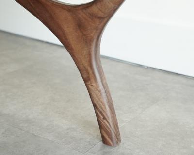 Carlos Solano Granda Crescent Bench Series 60 in Natural Walnut by Stamford Modern