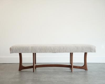 Carlos Solano Granda Forma Bench Series 60 in Natural Walnut by Stamford Modern