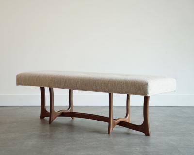 Carlos Solano Granda Forma Bench Series 60 in Natural Walnut by Stamford Modern