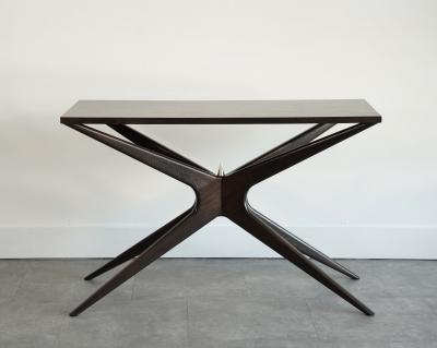 Carlos Solano Granda Gazelle Console Table in Espresso Walnut Series 48