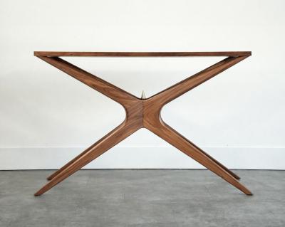 Carlos Solano Granda Gazelle Console Table in Natural Walnut Series 48