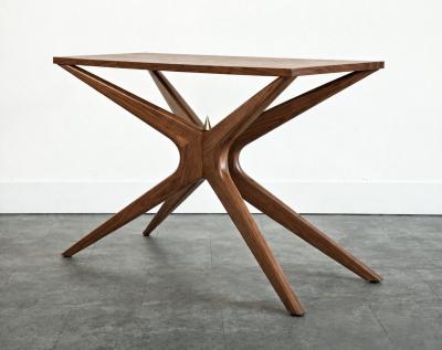 Carlos Solano Granda Gazelle Console Table in Natural Walnut Series 48