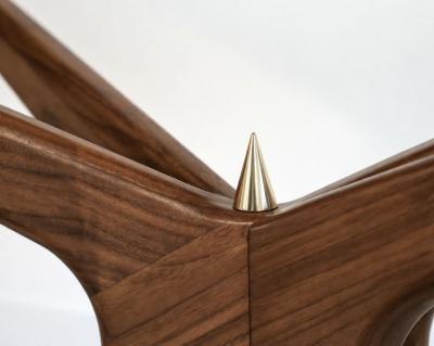 Carlos Solano Granda Gazelle Console Table in Natural Walnut Series 48