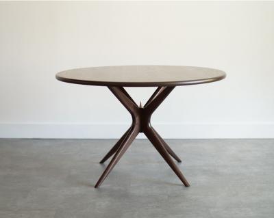Carlos Solano Granda Gazelle Dining Table Series 48 in Special Walnut by Stamford Modern
