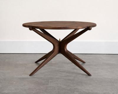 Carlos Solano Granda Gazelle End Table in Natural Walnut Petite
