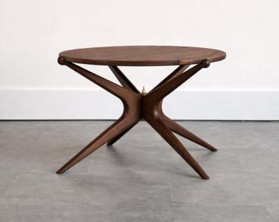 Carlos Solano Granda Gazelle End Table in Natural Walnut Petite