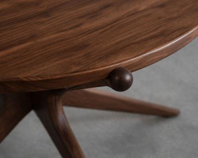 Carlos Solano Granda Gazelle End Table in Natural Walnut Petite