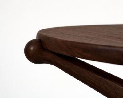 Carlos Solano Granda Gazelle End Table in Natural Walnut Petite