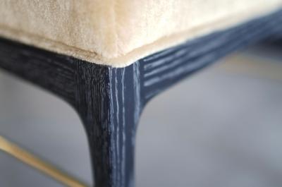 Carlos Solano Granda Linear Bench in Black Ceruse Series 36