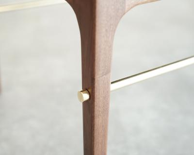 Carlos Solano Granda Linear Bench in Special Walnut Series 96 by Stamford Modern