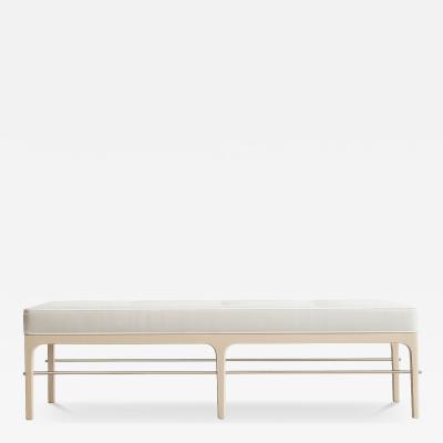 Carlos Solano Granda Linear Bench in White Oak Series 60 by Stamford Modern