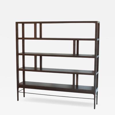 Carlos Solano Granda Linear Bookcase in Espresso Walnut by Stamford Modern
