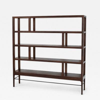 Carlos Solano Granda Linear Bookcase in Espresso Walnut by Stamford Modern
