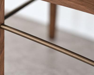 Carlos Solano Granda Linear Bookcase in Natural Walnut by Stamford Modern