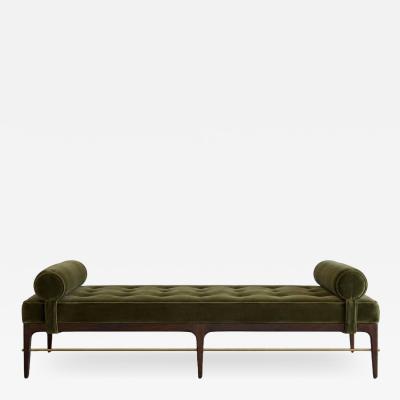 Carlos Solano Granda Linear Daybed Double Bolster in Espresso Walnut Series 72