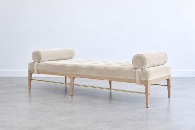 Carlos Solano Granda Linear Daybed Double Bolster in White Oak Series 72