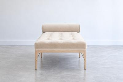 Carlos Solano Granda Linear Daybed Double Bolster in White Oak Series 72