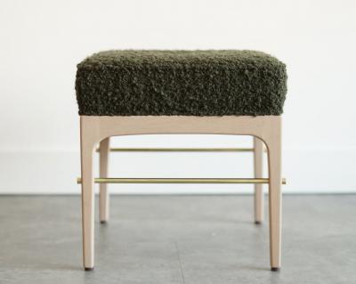 Carlos Solano Granda Linear Stool in White Oak Series 18 by Stamford Modern