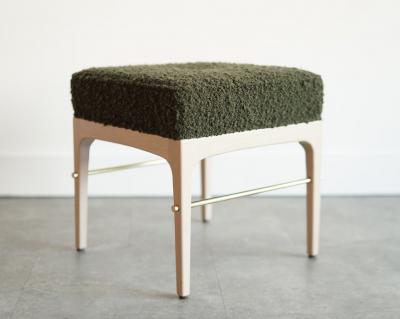 Carlos Solano Granda Linear Stool in White Oak Series 18 by Stamford Modern