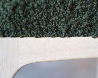 Carlos Solano Granda Linear Stool in White Oak Series 18 by Stamford Modern