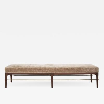 Carlos Solano Granda Natural Walnut Linear Bench by Stamford Modern