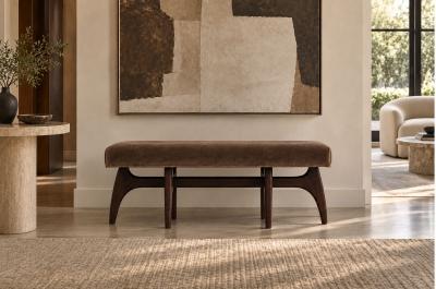 Carlos Solano Granda Odyssey Bench Series 48 in Espresso Walnut by Stamford Modern