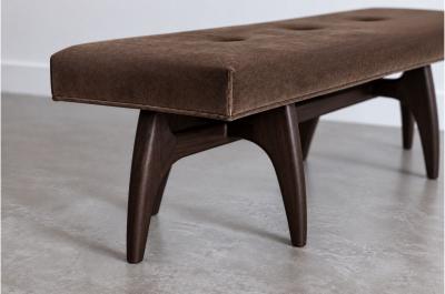 Carlos Solano Granda Odyssey Bench Series 48 in Espresso Walnut by Stamford Modern