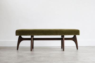 Carlos Solano Granda Odyssey Bench Series 60 in Dark Walnut by Stamford Modern