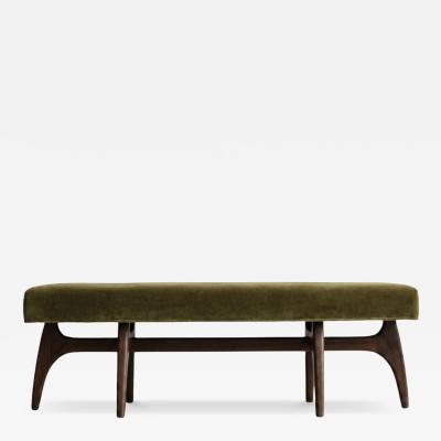 Carlos Solano Granda Odyssey Bench Series 60 in Dark Walnut by Stamford Modern