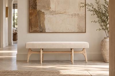 Carlos Solano Granda Odyssey Bench Series 60 in Dark Walnut by Stamford Modern