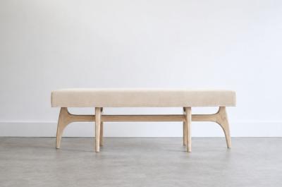 Carlos Solano Granda Odyssey Bench Series 60 in Dark Walnut by Stamford Modern