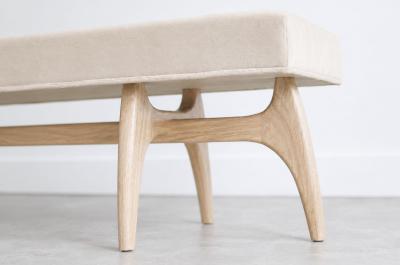 Carlos Solano Granda Odyssey Bench Series 60 in Dark Walnut by Stamford Modern