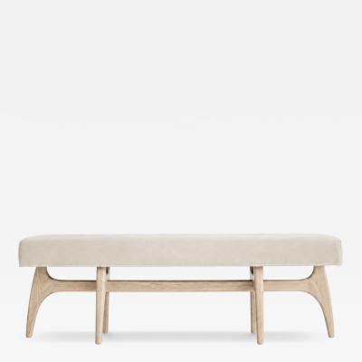 Carlos Solano Granda Odyssey Bench Series 60 in Dark Walnut by Stamford Modern